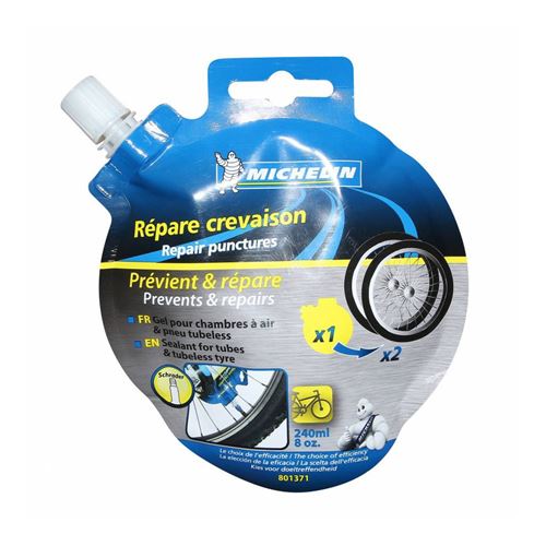 Liquide preventif anti crevaison michelin pour 2 pneus (240ml)