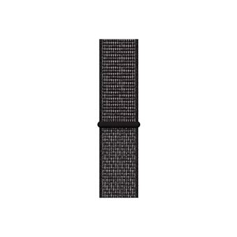 Apple Watch Series 4 Nike 44 mm Boitier en Aluminium Gris sideral avec Boucle Sport Nike Noir Apple Watch fnac Belgique