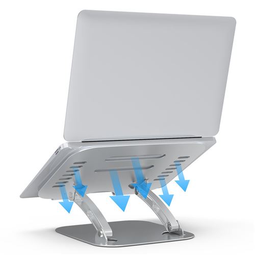 MCHOSE Support réglable pour ordinateur portable, rehausseur ergonomique  avec base rotative à 360°, support pliable pour ordinateur portable  compatible MacBook Air Pro, Dell XPS, autres ordinateurs : :  Informatique