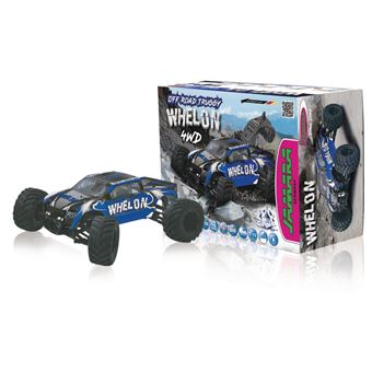 Jamara JAM-053355 R / C 4wd Whelon Rtr / 4 roues motrices / avec roulement à billes / Contrôle étanche à 2,4 GHz, 1:12, bleu - 1