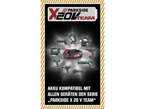 Marteau perforateur-Perceuse a Percussion 20v Batterie Parkside X20V TEAM