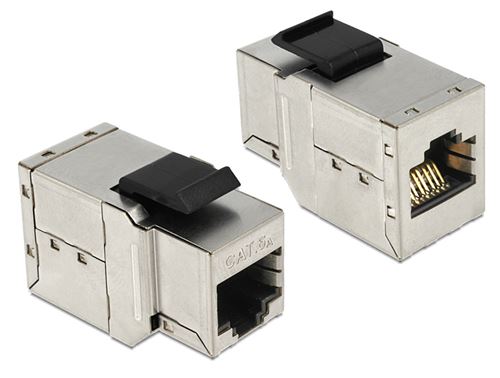Delock DeLock Keystone RJ45 Buchse > Buchse Cat.6A