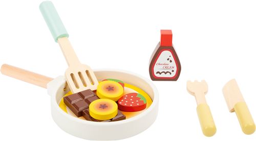 Small Foot toy food Pancakes en bois junior 7-pièces