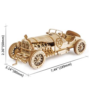 Puzzle en bois voiture grand prix