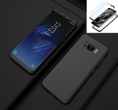 Samsung Galaxy S7 Edge Coque - Antichoc Coque Samsung Galaxy S7 Edge Full Protection Intégrale 360° Housse Etui Noir