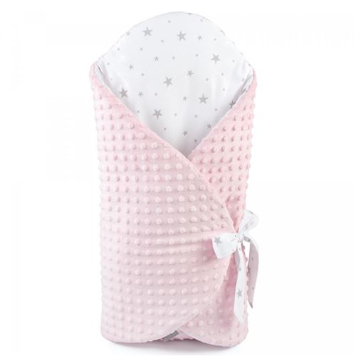 Sevira kids Gigoteuse d'emmaillotage évolutive - Minky Stella Rose 0 - 3 mois