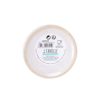 Mug maman géniale - D 8 x H 9,5 cm - Blanc et rose