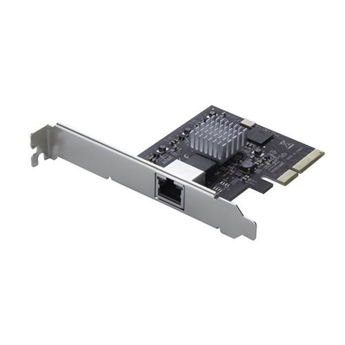 startech 1 port pcie 4 speed 5gbase t nbase t ethernet network card noir