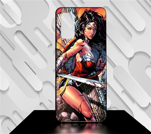 Coque pour Galaxy PLUS S20+ WONDER WOMAN COMICS 07