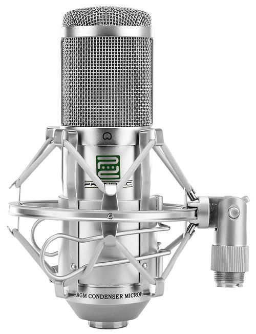 Pronomic USB-M 910 microphone condensateur set complet incl. trépied,  filtre antipop & micscreen