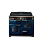 Piano de cuisson vitrocéramique falcon cdl110ecrb/b-eu bleu roi laiton