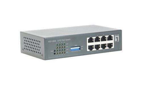 Level One FEP-0800 - commutateur - 8 ports - non géré - Ordinateur de bureau