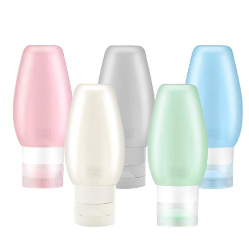 Bouteilles de Voyage Fda Approuvé 3 Oz Sans Bpa Leak Proof Silicone Cosmétiques Voyage Ampj357