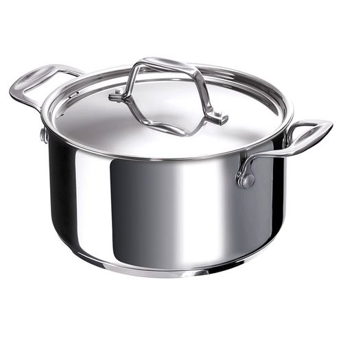 Faitout Chef 3,3 l en inox - Beka - Argent - Inox