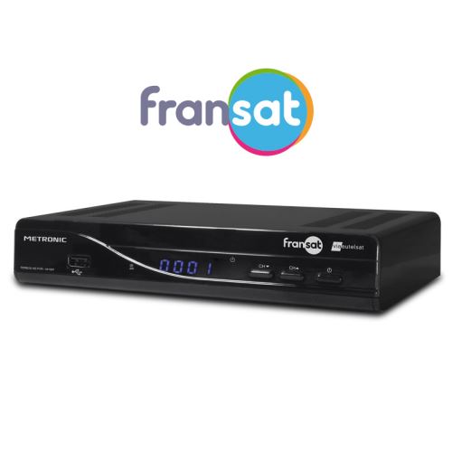 Décodeur satellite HD METRONIC 441667 Terbox HD PVR Ready FRANSAT Noir
