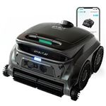 Robot nettoyeur de piscine sans fil WYBOT B1 (OS600), nettoyage complet de la piscine, brosse pour les bords et les coins, brosse à quatre rouleaux