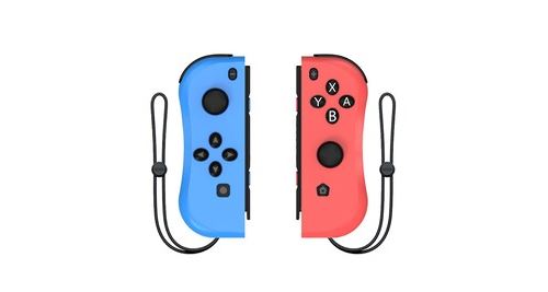 Manette joycon de jeu joypad remplacement gauche et droite pour commutateur ns - rouge