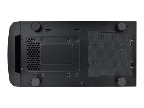 Thermaltake Versa J25 - Tempered Glass Edition - tour - ATX - panneau latéral fenêtré (verre trempé) - pas d'alimentation (PS/2) - noir - USB/Audio
