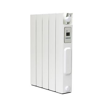 Radiateur électrique à inertie sèche 1000W blanc avec télécommande -  Chauffage à la Fnac