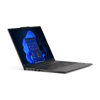 Lenovo ThinkPad E16 Gen 2 21M5 - Conception de charnière à 180 degrés - AMD Ryzen 5 - 7535HS / jusqu'à 4.55 GHz - Win 11 Pro - Radeon 660M - 16 Go RAM - 1 To SSD TCG Opal Encryption 2, NVMe - 16" IPS 1920 x 1200 - Gigabit Ethernet - Wi-Fi 6E, Bluetoot