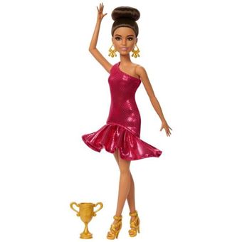 Poupée Danseuse de Salon et Accessoires - Brune avec trophée - JFR09 - 1