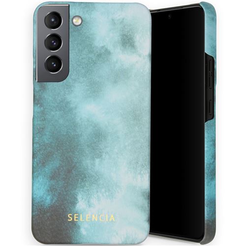 Selencia Coque Maya Fashion pour Samsung Galaxy S22 Plus Air Blue