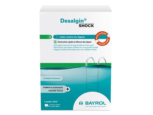 Anti-Algues Desalgin Shock 1,60 kg - Bayrol