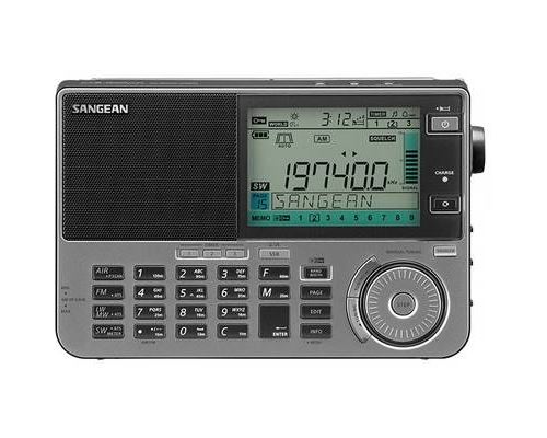 Sangean ATS-909X2 Récepteur universel FM, ondes longues (OL), AM AUX, BF, MF, FM fonction réveil noir