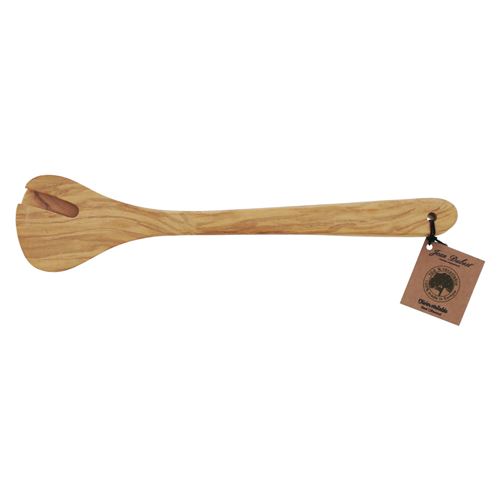Non Communiqué Marron Service À Salade Gingko En Bois D'olivier 30 Cm - Jean Dubost - Bois D'olivier