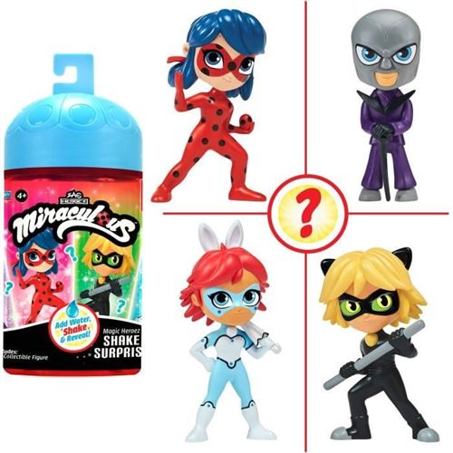 Poupées Chibi Color Change Surprise 10 cm - Miraculous Ladybug - Personnage aléatoire