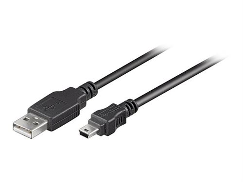 goobay - Câble USB - USB (M) pour Micro-USB de type B (M) - USB 2.0 - 1.5 m - noir