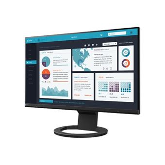 EIZO FlexScan EV2490-BK - Avec FlexStand - écran LED - 23.8" - 1920 x 1080 Full HD (1080p) @ 60 Hz - IPS - 250 cd/m² - 1000:1 - 5 ms - HDMI, DisplayPort, USB-C - haut-parleurs - noir
