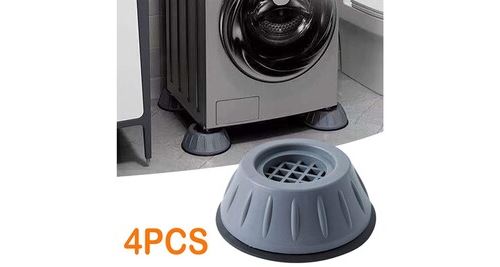 4 pièces machine à laver anti-vibration muet protection tapis anti-dérapant pied pad séchoir c7024