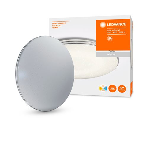 LEDVANCE Plafonnier LED rond 31 x 8.5 Orbis 16W - blanc chaud - neutre - lumière du jour}
