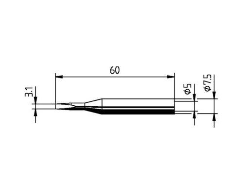 0172KD/SB  - Lötspitze 0172KD/SB