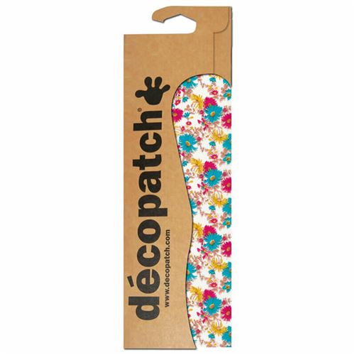 3 feuilles Décopatch - Fleurs bleu 683