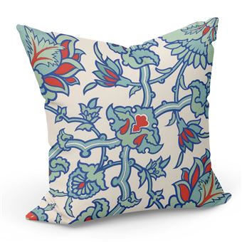 Fabulous Coussin Multicolore Motif Plantes Medieval [40x40 cm] - 1