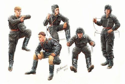 Soviet Tank Crew, 1943-1945 - 1:35e - Master Box Ltd.