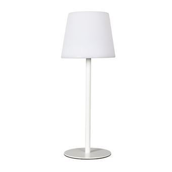 Lampe à Poser Extérieur Rechargeable 40cm Blanc - 1