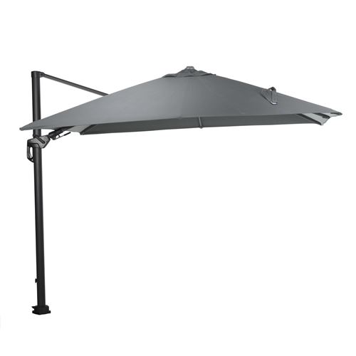 Parasol Hawaii Lumen 300x300 - noir charbon/gris foncé