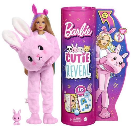 Poupée Barbie Cutie Reveal Lapin