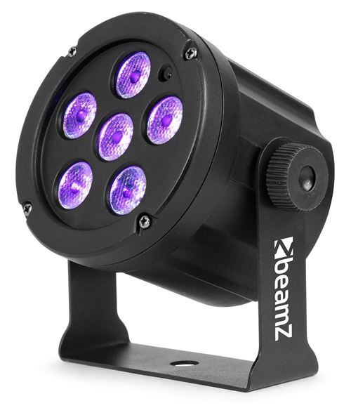 BeamZ SLIMPAR30 UV LED Projecteur PAR - 6 LEDs 2W UV