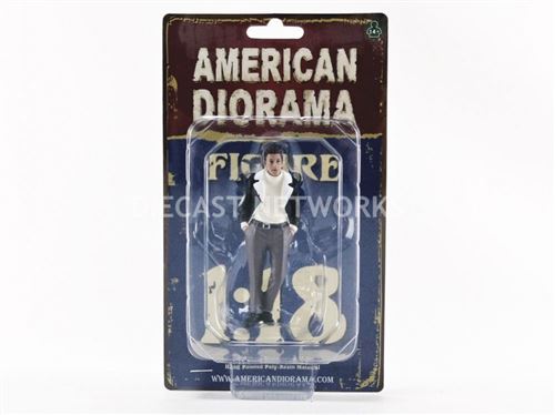 Voiture Miniature de Collection AMERICAN DIORAMA 1-18 - FIGURINES Ladies Night - Marco - Black / White - 38194