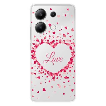 Coque Xiaomi Redmi Note 11 4G - Silicone Imprimé Confettis De Cœur - 1001coques