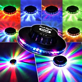 12€ sur Pack soirée boule disco à led avec rotateur intégré - 2 jeux de  lumières ovni sono dj light famille, Eclairage et jeux de lumière, Top Prix