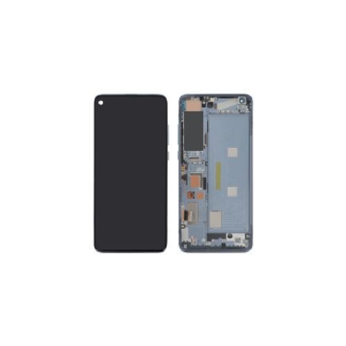 Original Ecran Complet Gris pour Xiaomi Mi 10 Pro (Avec châssis) (ReLife)