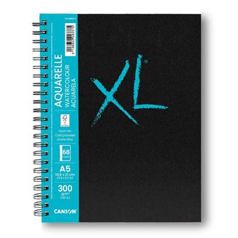 Carnet de dessin Canson XL Book Aquarelle A5 - Papier dessin - Achat & prix