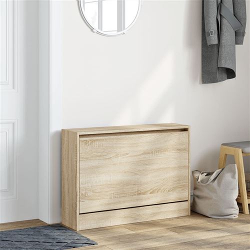 vidaXL Armoire à chaussures chêne sonoma 54x34x183cm bois d