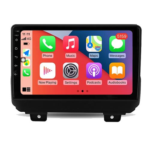 Autoradio Multimédia RoverOne Android 2Go RAM 32Go ROM GPS pour Jeep Wrangler 2018 CarPlay Android Auto