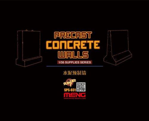 Meng - Precast Concrete Walls - Échelle 1:35 - Accessoire de Maquettisme - Image 2